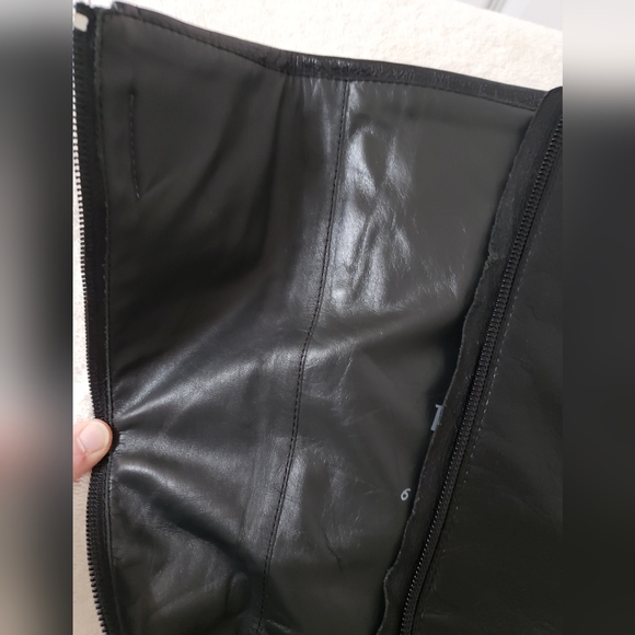 Paul Green Munchen Austria Black Leather Women's tall boots size 8.5 - Picture 7 of 16